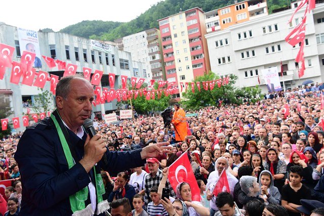 Muharrem İnce Artin mitinginde konuştu