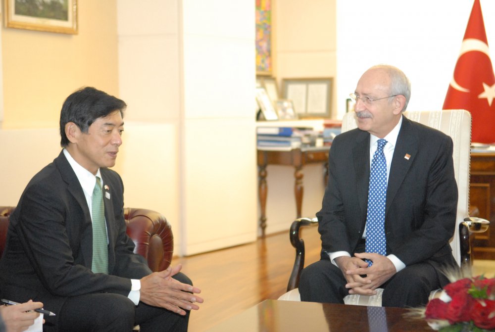 Kılıçdaroğlu, Japon Büyükelçi Miyajima'yla görüştü