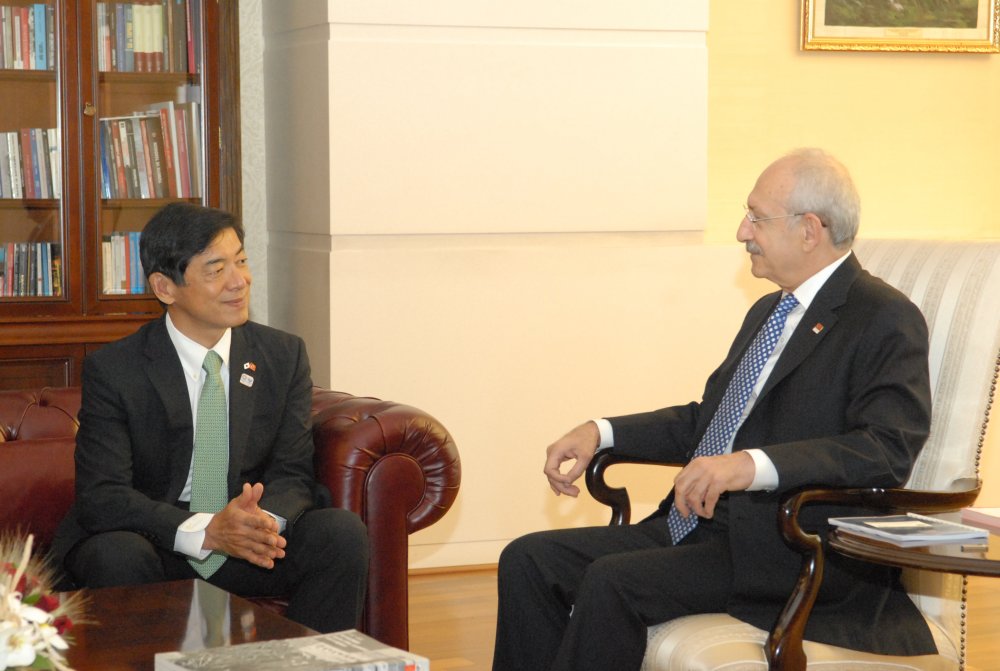 Kılıçdaroğlu, Japon Büyükelçi Miyajima'yla görüştü