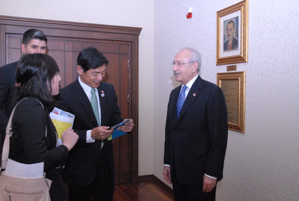 Kılıçdaroğlu, Japon Büyükelçi Miyajima'yla görüştü
