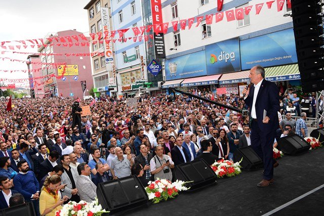 Muharrem İnce Nevşehir mitinginde konuştu