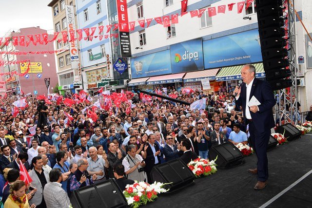 Muharrem İnce Nevşehir mitinginde konuştu