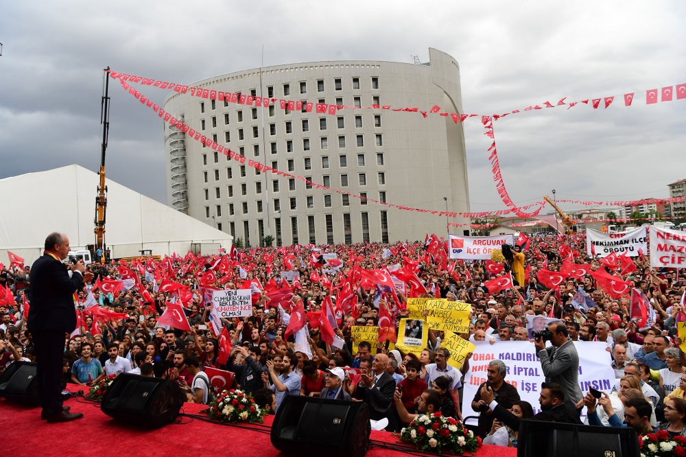 Muharrem İnce Malatya'da halka hitap etti