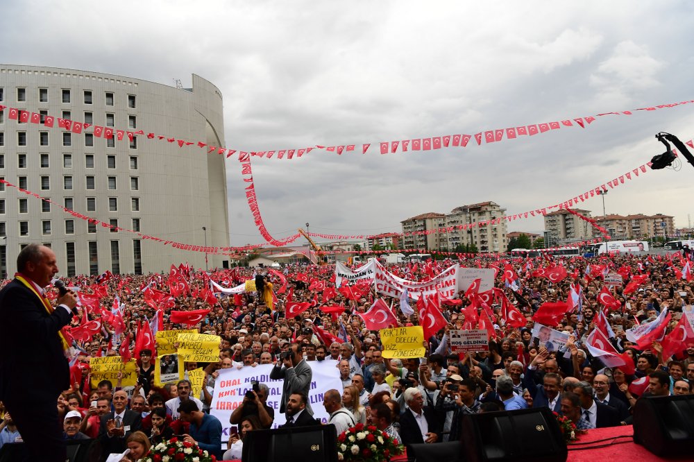 Muharrem İnce Malatya'da halka hitap etti