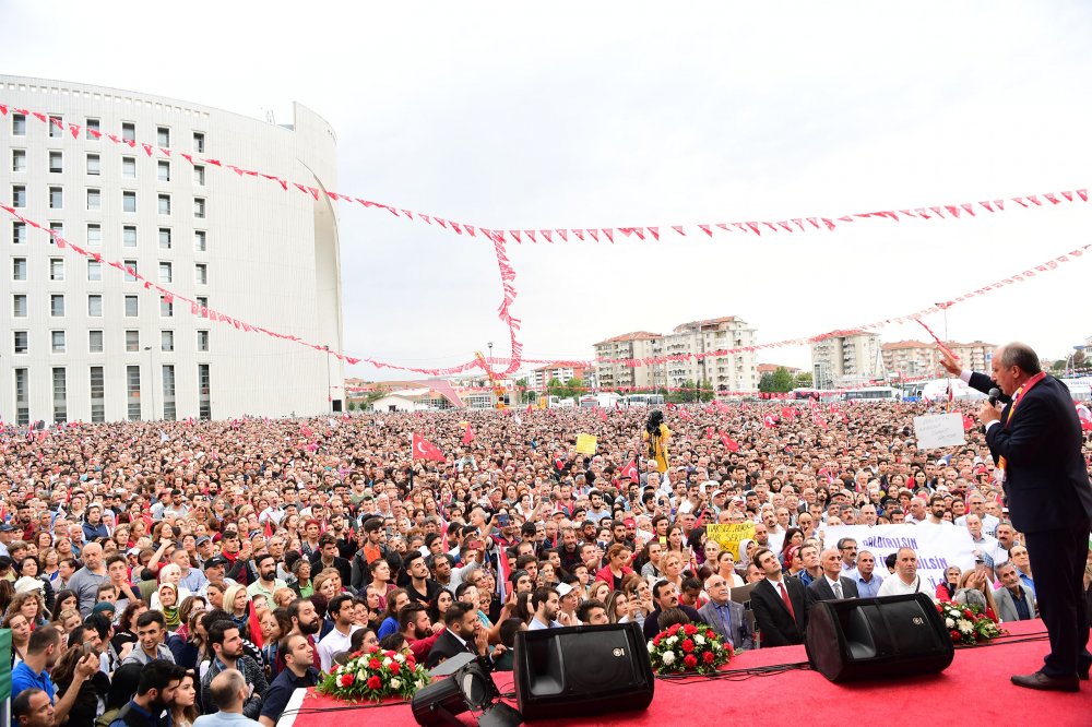 Muharrem İnce Malatya'da halka hitap etti