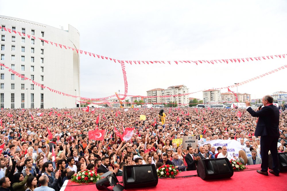 Muharrem İnce Malatya'da halka hitap etti