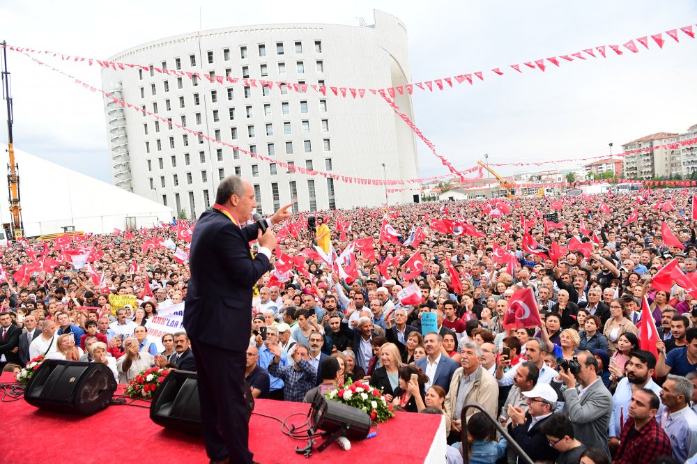 Muharrem İnce Malatya'da halka hitap etti