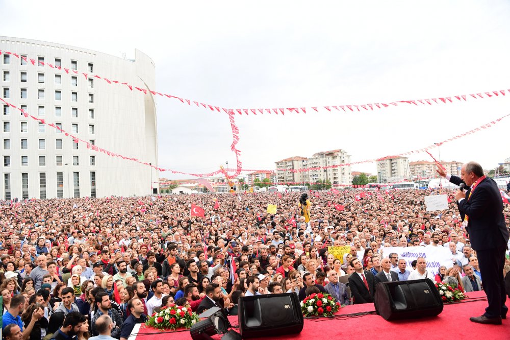 Muharrem İnce Malatya'da halka hitap etti