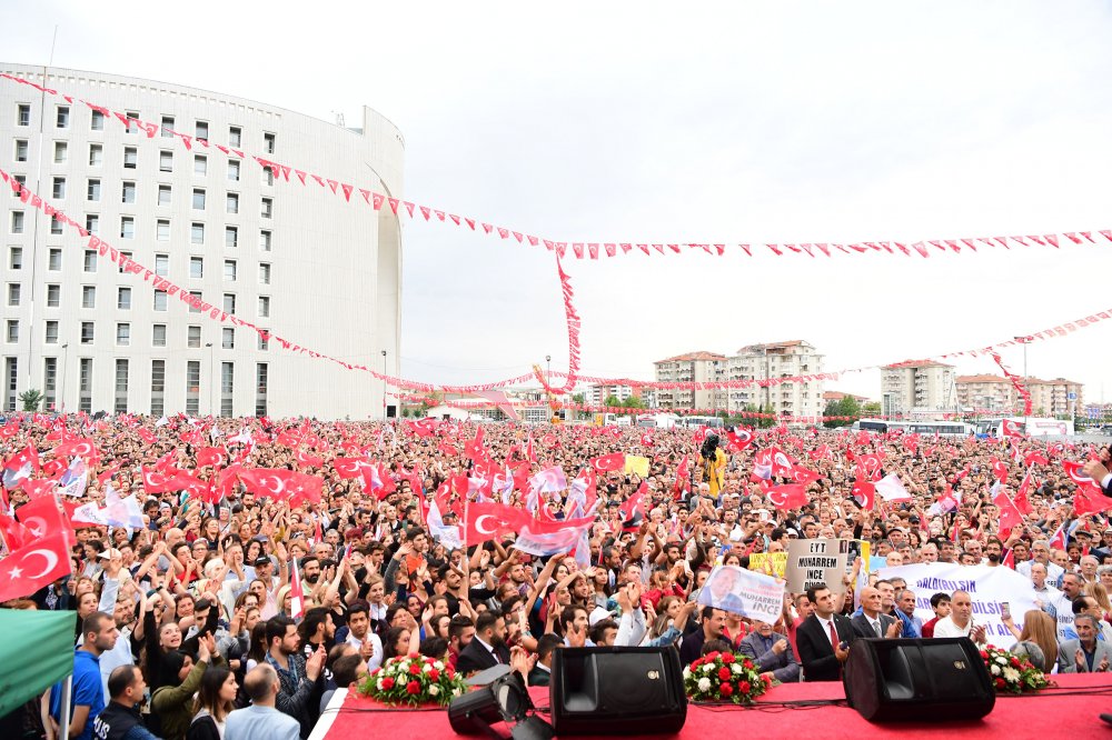 Muharrem İnce Malatya'da halka hitap etti