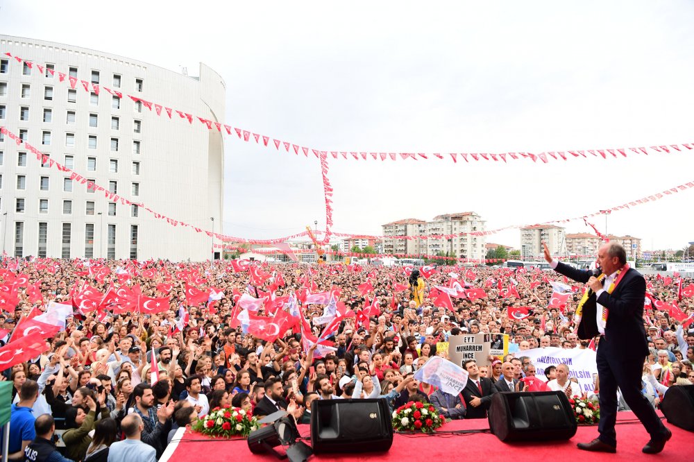 Muharrem İnce Malatya'da halka hitap etti