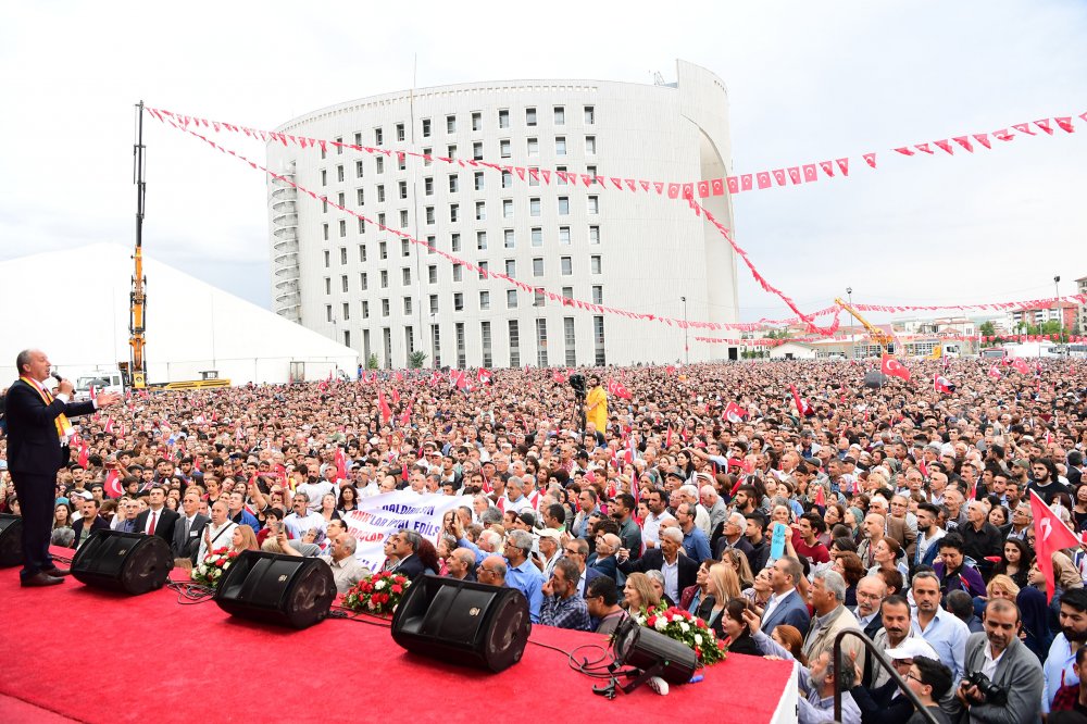 Muharrem İnce Malatya'da halka hitap etti