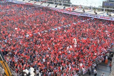 Muharrem İnce'nin Aydın mitinginden kareler