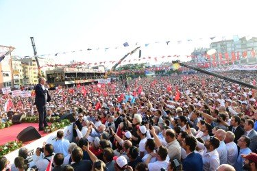 Muharrem İnce'nin Aydın mitinginden kareler