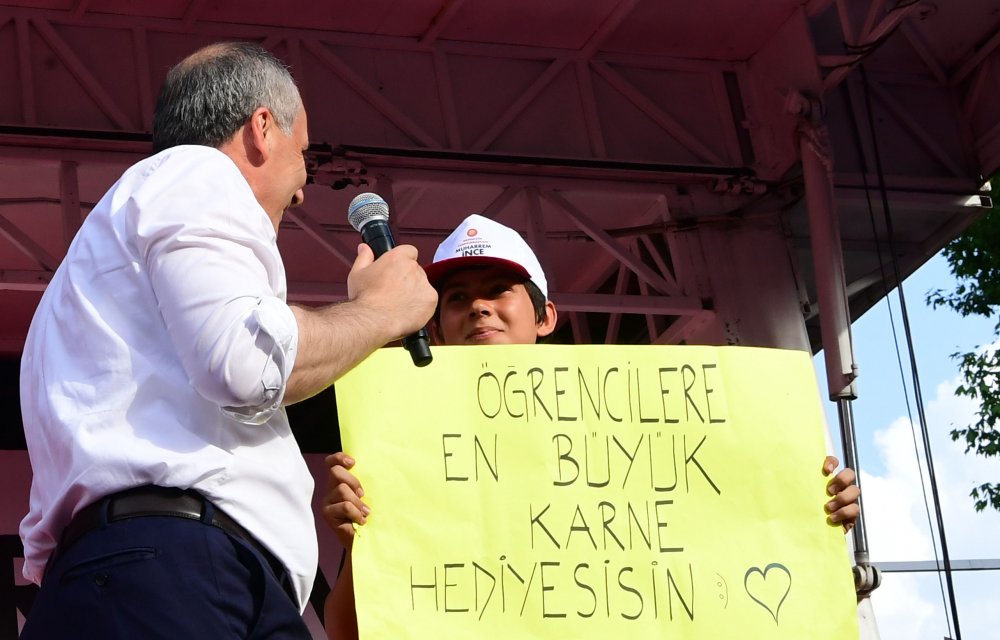 Muharrem İnce Isparta mitinginde halka hitap etti