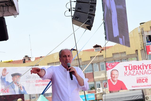 Muharrem İnce Sakarya mitinginde konuştu