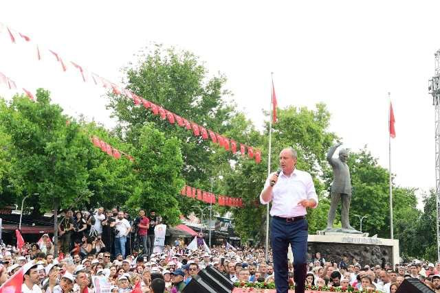 Muharrem İnce, memleketi Yalova'da halka seslendi