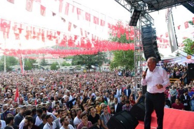 Muharrem İnce Tokat mitinginde halka seslendi