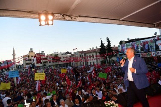 Muharrem İnce Kilis'te halka hitap etti