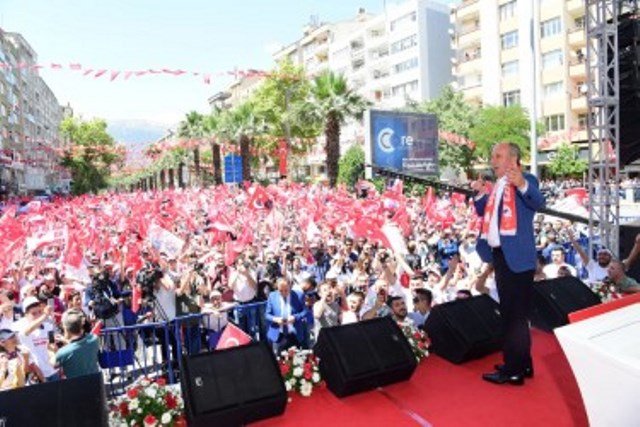 Muharrem İnce Kilis'te halka hitap etti