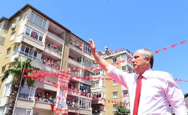 Muharrem İnce'nin Hatay mitinginden kareler