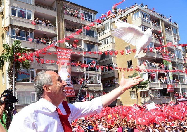 Muharrem İnce'nin Hatay mitinginden kareler