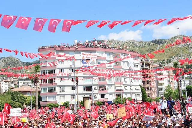 Muharrem İnce'nin Hatay mitinginden kareler