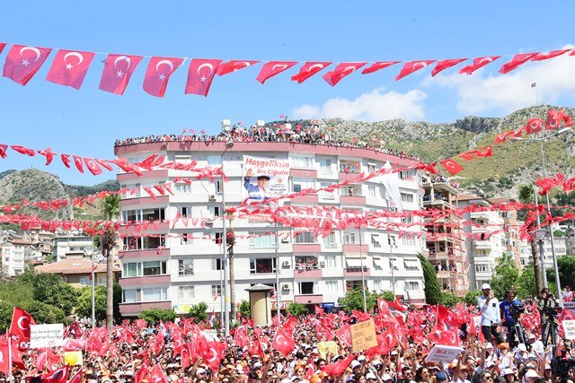 Muharrem İnce'nin Hatay mitinginden kareler