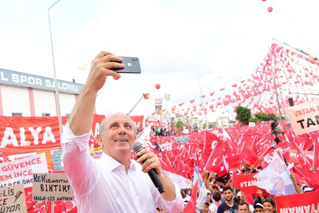 Muharrem İnce Antalya mitinginde konuştu