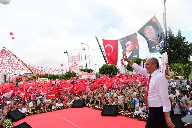 Muharrem İnce Antalya mitinginde konuştu