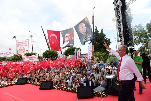 Muharrem İnce Antalya mitinginde konuştu