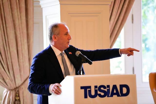 Muharrem İnce'den TÜSİAD'a ziyaret