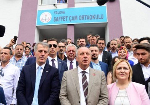 Muharrem İnce memleketi Yalova'da oyunu kullandı