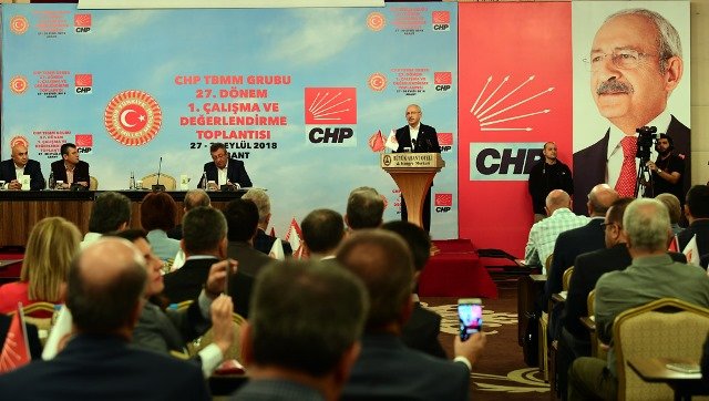 Kılıçdaroğlu, 'CHP TBMM Grubu 27. Dönem 1. Çalışma-Değerlendirme' toplantısında konuştu