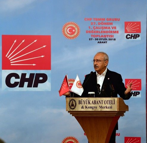 Kılıçdaroğlu, 'CHP TBMM Grubu 27. Dönem 1. Çalışma-Değerlendirme' toplantısında konuştu