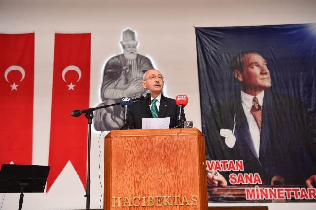 Kılıçdaroğlu Hacı Bektaş Veli'yi anma törenlerinde konuştu