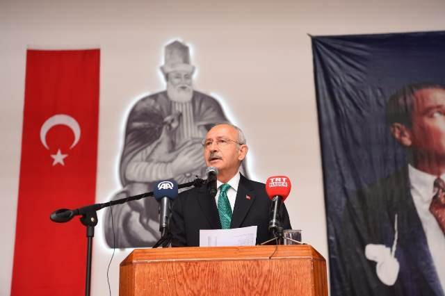 Kılıçdaroğlu Hacı Bektaş Veli'yi anma törenlerinde konuştu