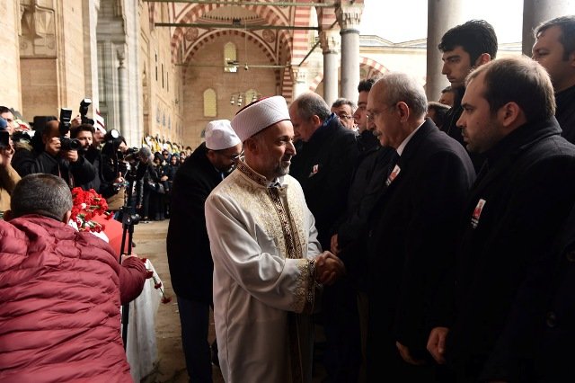 Kılıçdaroğlu, CHP Edirne Milletvekili Erdin Bircan'ın cenaze törenine katıldı