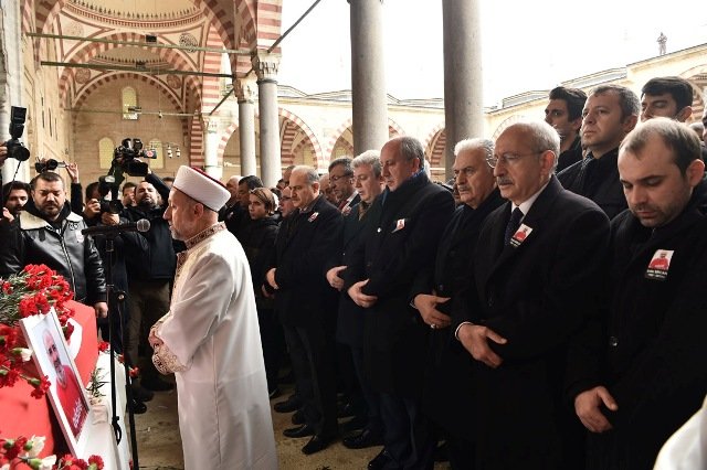 Kılıçdaroğlu, CHP Edirne Milletvekili Erdin Bircan'ın cenaze törenine katıldı