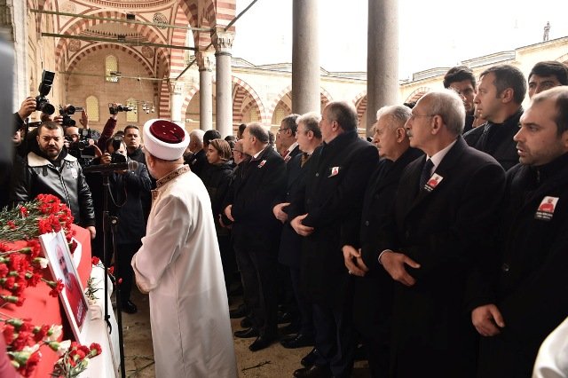 Kılıçdaroğlu, CHP Edirne Milletvekili Erdin Bircan'ın cenaze törenine katıldı