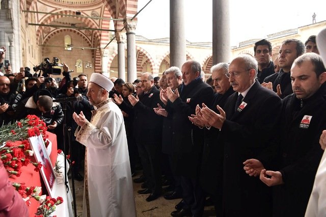 Kılıçdaroğlu, CHP Edirne Milletvekili Erdin Bircan'ın cenaze törenine katıldı