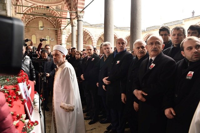 Kılıçdaroğlu, CHP Edirne Milletvekili Erdin Bircan'ın cenaze törenine katıldı