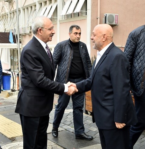 Kılıçdaroğlu, Hak-iş Başkanı Mahmut Aslan'ı ziyaret etti