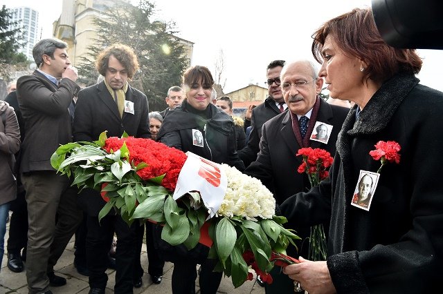 Kılıçdaroğlu, Uğur Mumcu'yu anma törenine katıdı