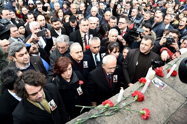 Kılıçdaroğlu, Uğur Mumcu'yu anma törenine katıdı