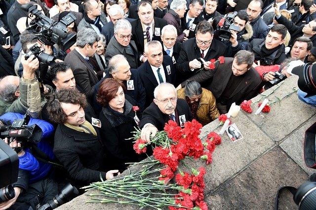 Kılıçdaroğlu, Uğur Mumcu'yu anma törenine katıdı