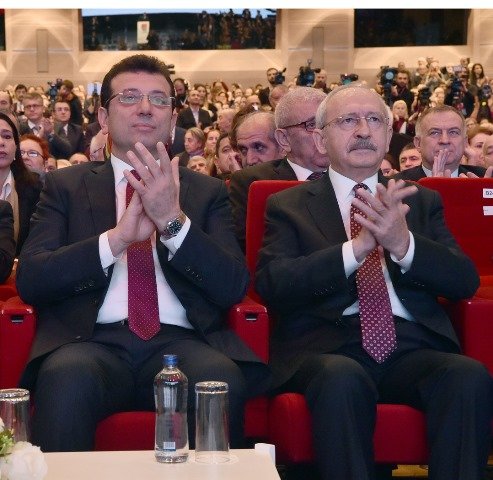 Kılıçdaroğlu, İBB adayı Ekrem İmamoğlu'nun tanıtım toplantısına katıldı