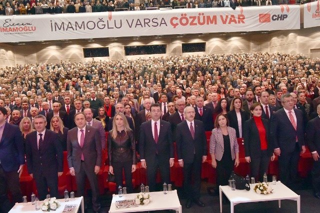 Kılıçdaroğlu, İBB adayı Ekrem İmamoğlu'nun tanıtım toplantısına katıldı