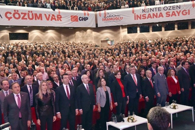 Kılıçdaroğlu, İBB adayı Ekrem İmamoğlu'nun tanıtım toplantısına katıldı