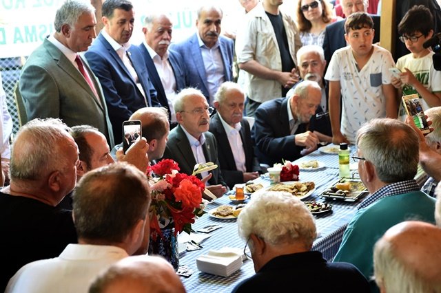 Kılıçdaroğlu, İstanbul Şile Kabakoz Köyü Manav Türkleri ile buluştu