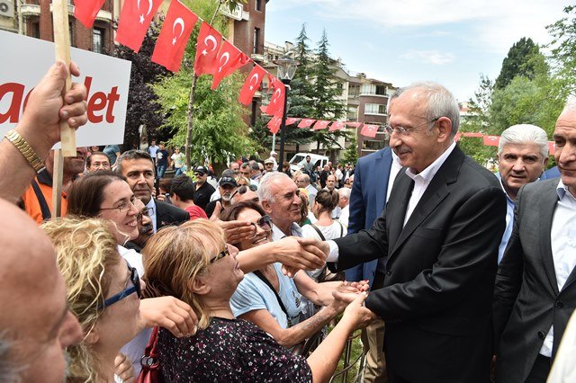 Kılıçdaroğlu,Çankaya Belediyesi tarafından yapılan Adalet Parkı açılış töreninde konuştu